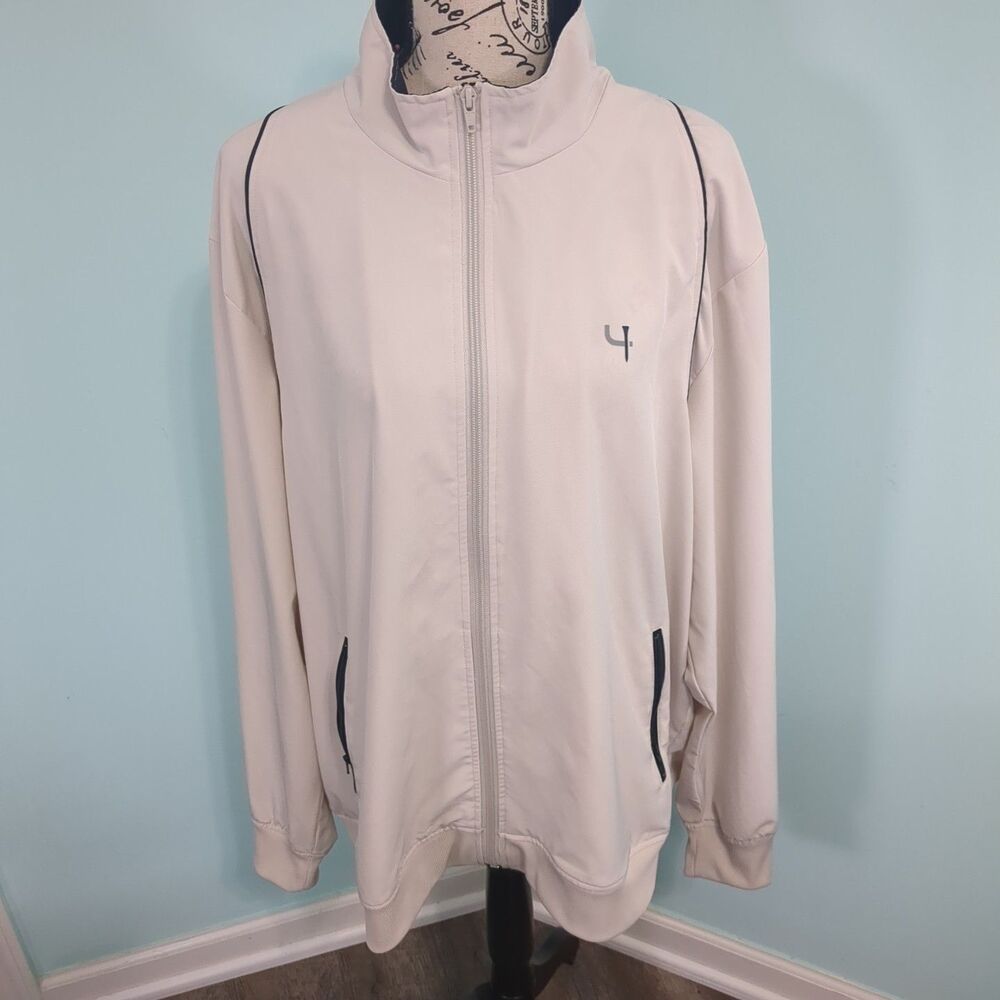 Mens Short Par 4 Lightweight Windbreaker Jacket Size XL extra large golf